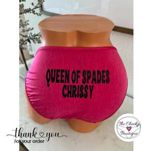 Queen of Spades Vanity Fair String Bikini custom Panties