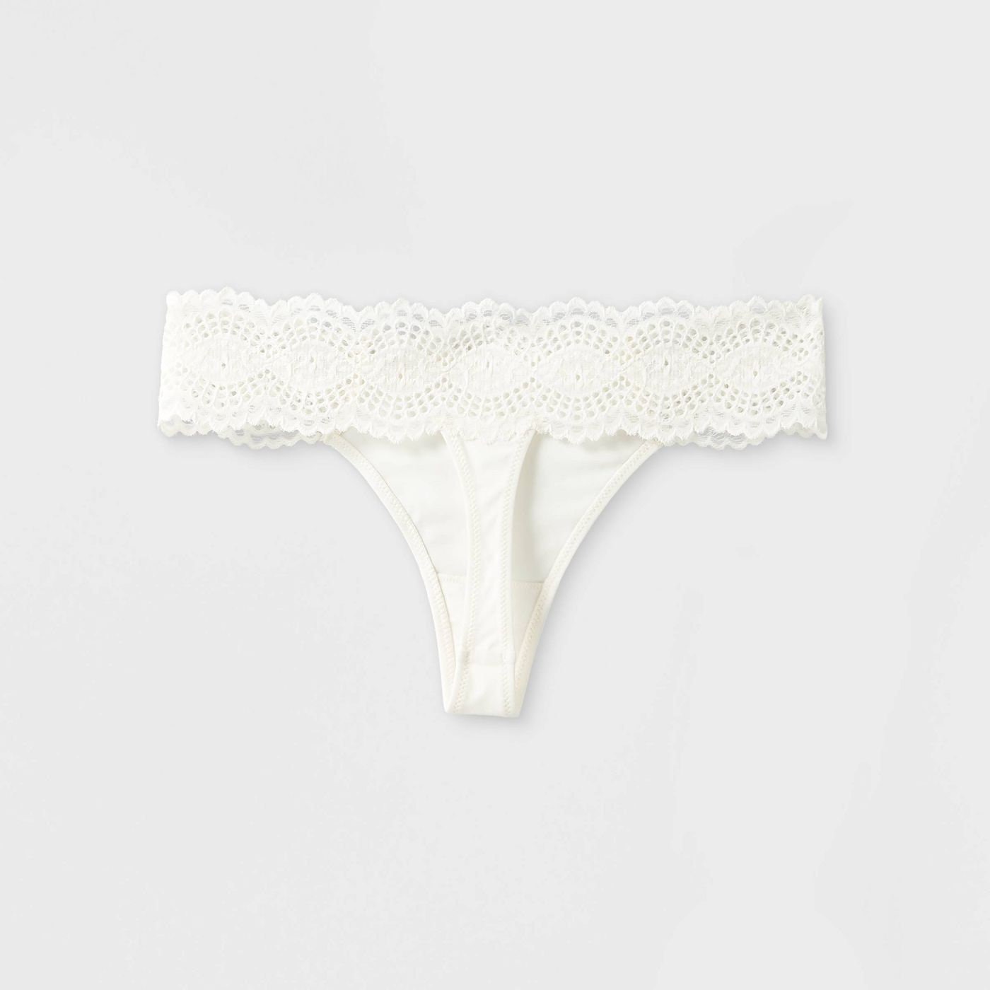 Property of Custom Name Thong Underwear - Basic White Thong