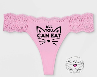 All You Can Eat Pink Thong Panties