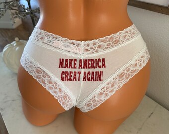 Make America Great Again authentic Victoria Secret personalized panties, FAST SHIPPING