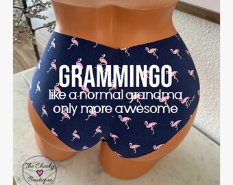 Grammingo Flamingo authentic Victoria Secret No Show Cheekster Panty *FAST SHIPPING* Personalized Panties