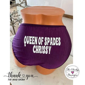 Queen of Spades Vanity Fair String Bikini custom Panties