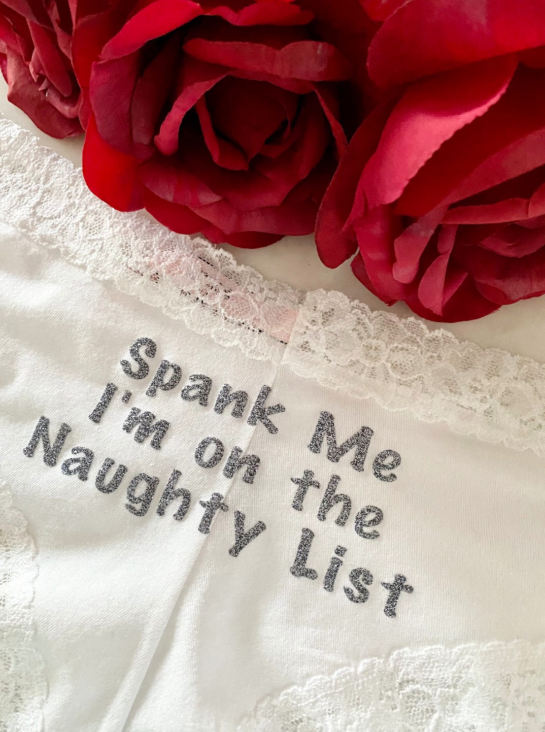 Personalized Spank Me I've Been Very Naughty Cotton Victoria