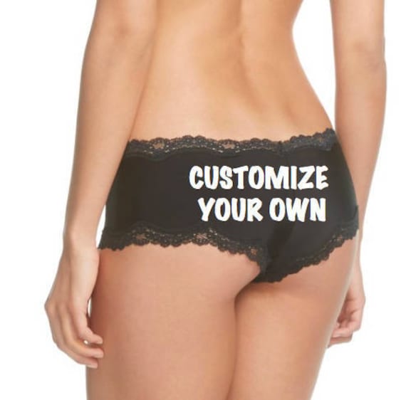 Personalized Panties, Personalized Lingerie, Bride Panties, Bridal