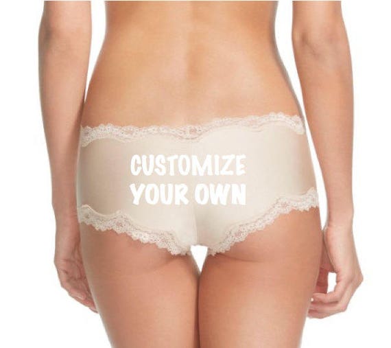 Personalized Bachelorette Party Gift Panties, FAST SHIPPING, Custom panties for the Bride to Be, Wedding Lingerie, Gift for Him