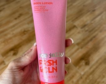 New Victoria's Secret Guava Splash Candy Apple Shimmer Velour plus essential oils Body Lotion