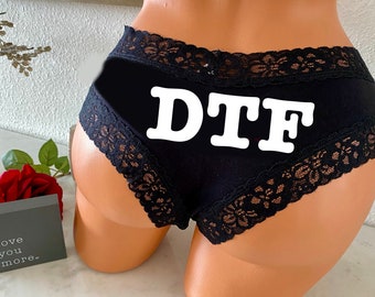 DTF panties, Victoria Secret Black All Cotton cheeky panty | FAST SHIPPING Date Night Panties