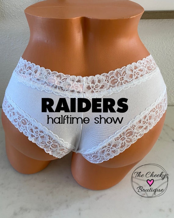 Ill Be Your Halftime Show White Victoria Secret All Cotton Cheeky Panty  FAST SHIPPING Football Panties Good Luck Panties 