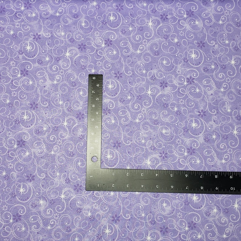 Glitter Swirls Cotton Fabric - Etsy