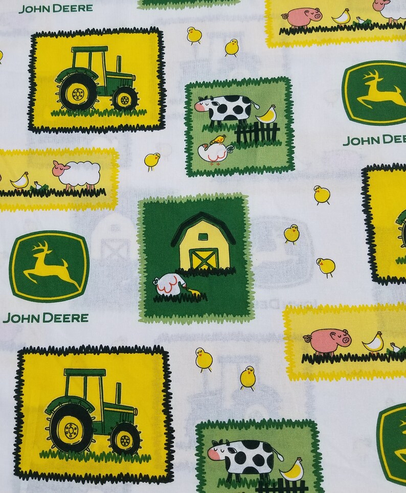 John Deere Fabric John Deere Nursery John Deere Baby Fabric - Etsy