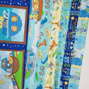 Noah&#39;s Ark Cotton Quilt Fabric