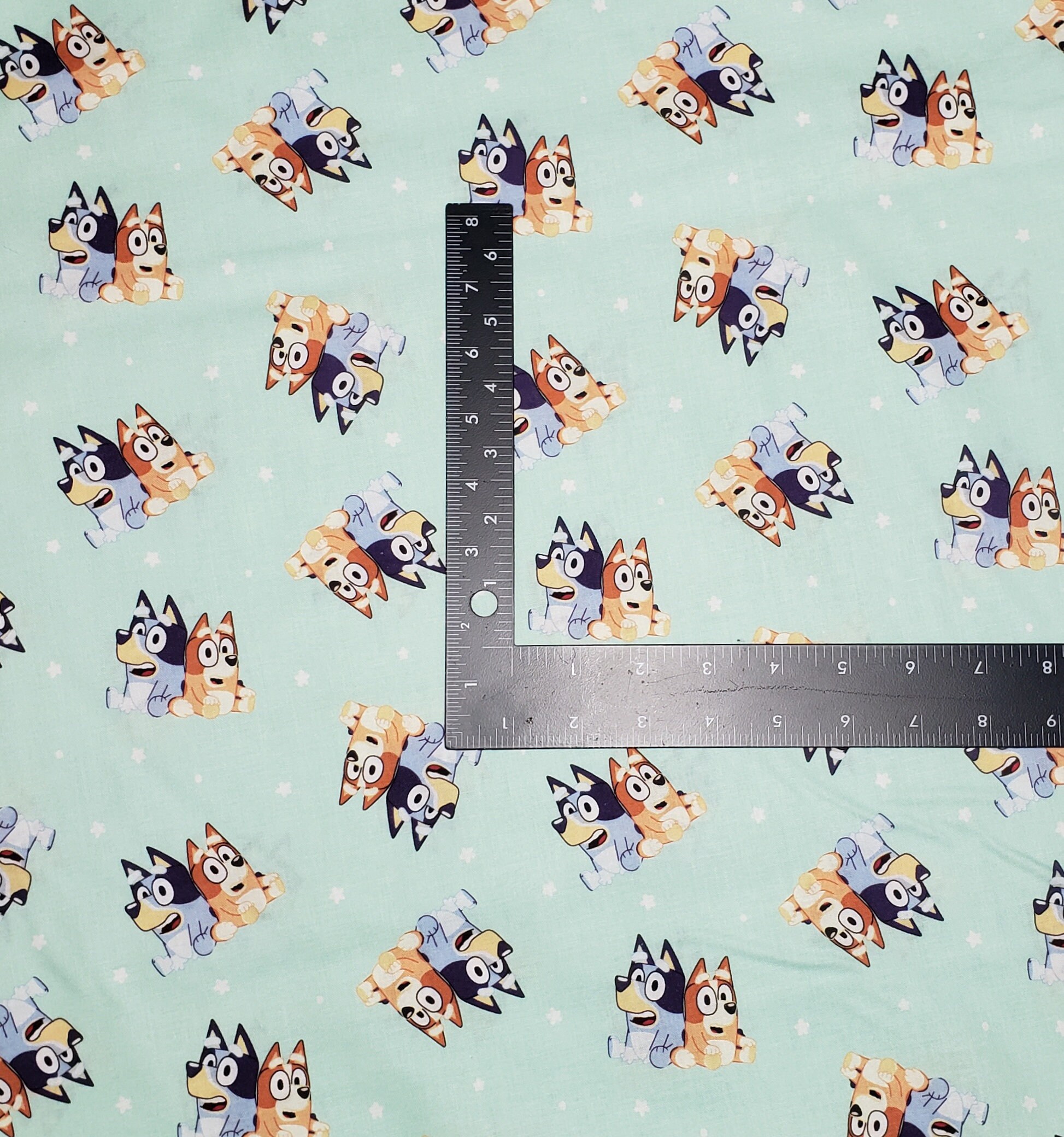 Bluey Cotton Quilt Fabric by the Yard - Etsy