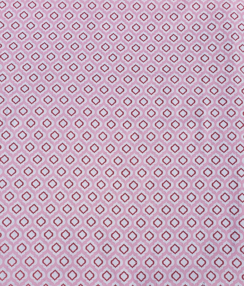 Pink and Red Fabric, Orange Fabric, WV PR Raindrop-Pink or Orange Cotton Fabric Pink