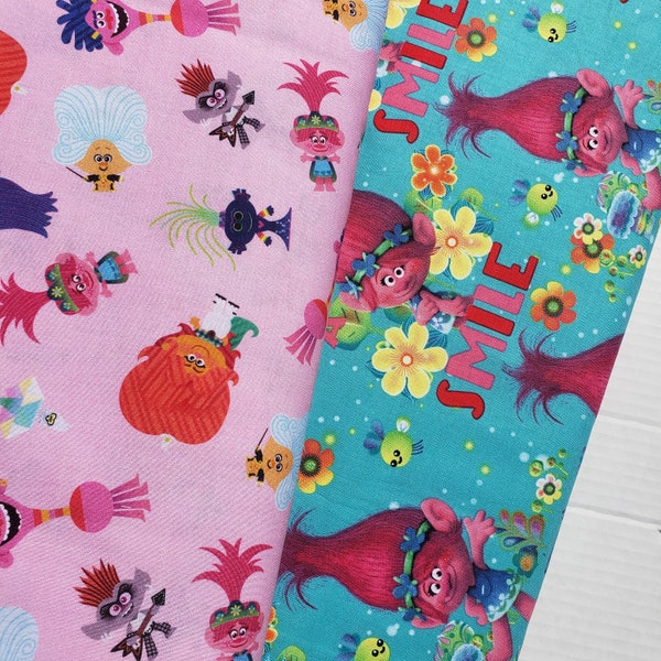 Trolls Cotton Fabric