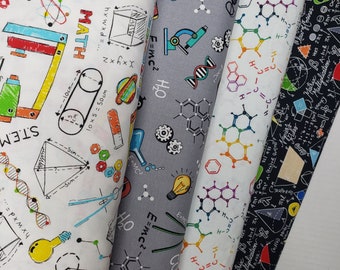 Math/Science  Cotton Fabric