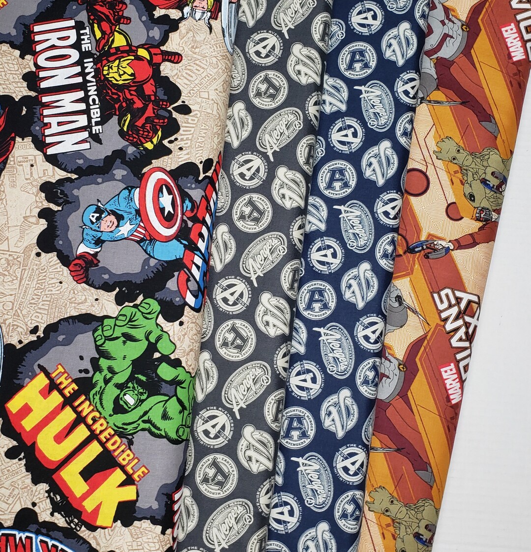 Comic Book Super Hero Cotton Fabric - Etsy