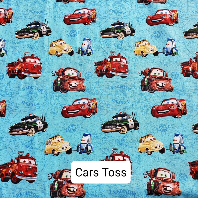 Disney Cars Cotton Fabric - Etsy
