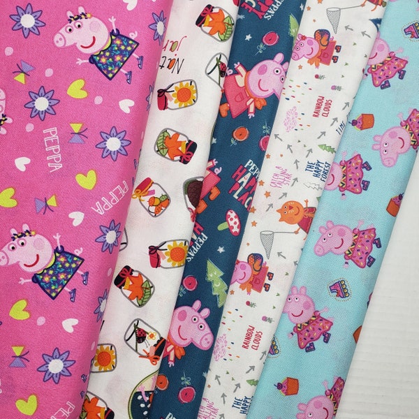 Peppa Pig Cotton Fabric