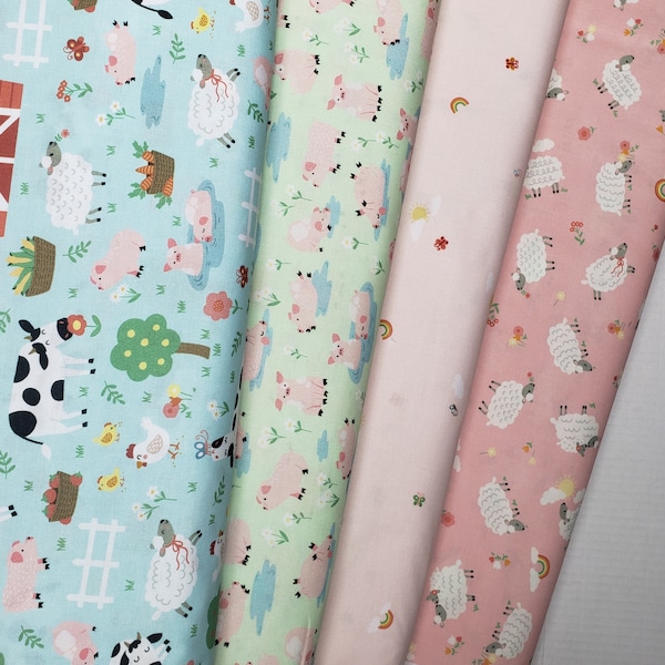 Countryside Nursery Cotton Fabric