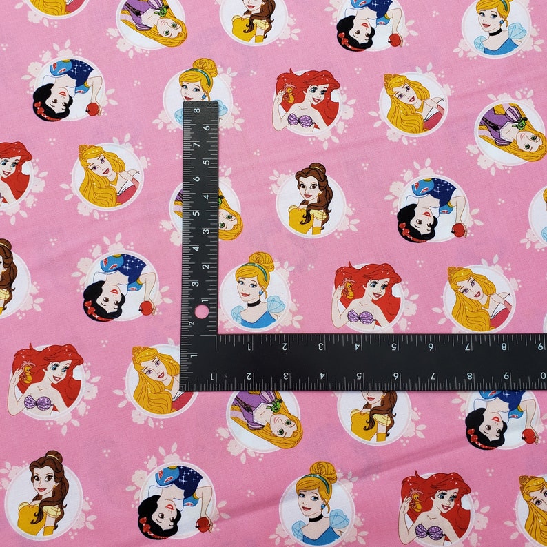 Disney Princess Cotton Fabric - Etsy