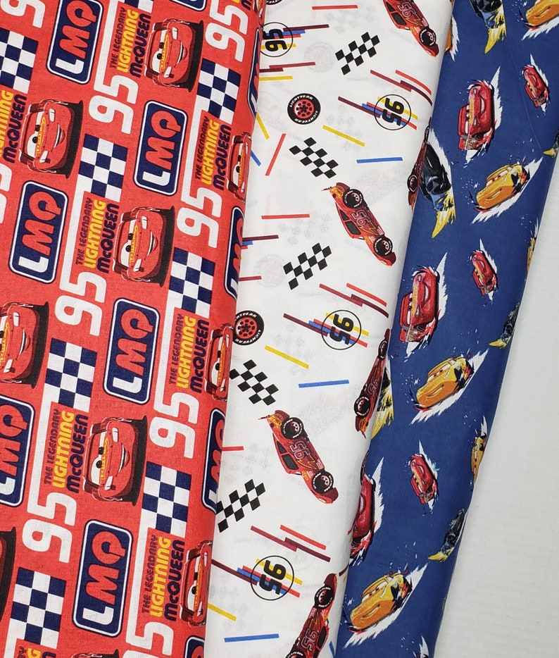 Disney Cars Pattern Disney Cars Cotton Fabric - Etsy