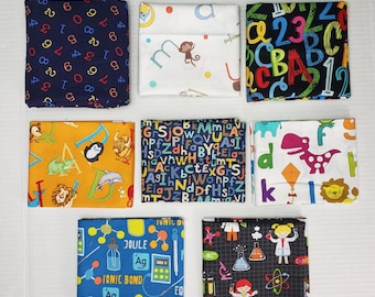 REMNANTS - Alphabet Cotton Fabric