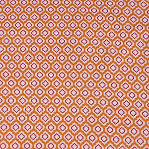 Pink and Red Fabric, Orange Fabric, WV PR Raindrop-Pink or Orange Cotton Fabric Orange