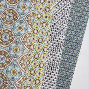 Ethnic Folk Cotton Fabric by David Textiles