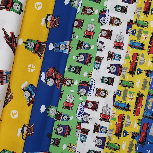 Thomas the Tank Cotton Fabric