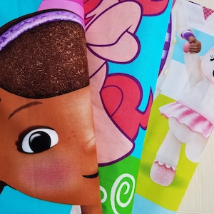 Doc McStuffins or My Little Pony Fabric Panel