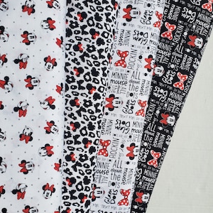 Minnie Mouse Cotton Fabric
