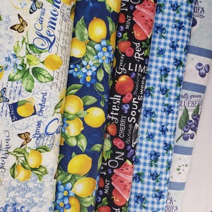 Fruit Fabric, Kitchen Cotton Fabric, Novelty Fabric