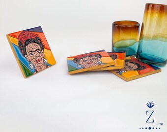 Ceramic Coaster Set | Pieces of Frida