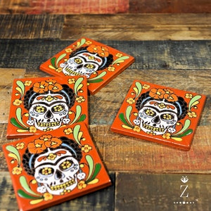 Ceramic Coaster Set | Frida Catrina