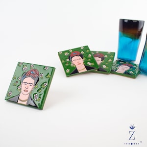 Ceramic Coaster Set | Vintage Frida