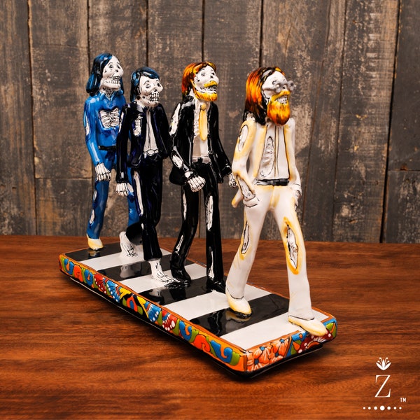 Beatles Crossing Over Abbey Sculptures