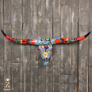 Talavera Longhorn Oversized | Talavera Red