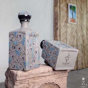 Stoneware Decanter Noir Edition, Ceramic Decanter