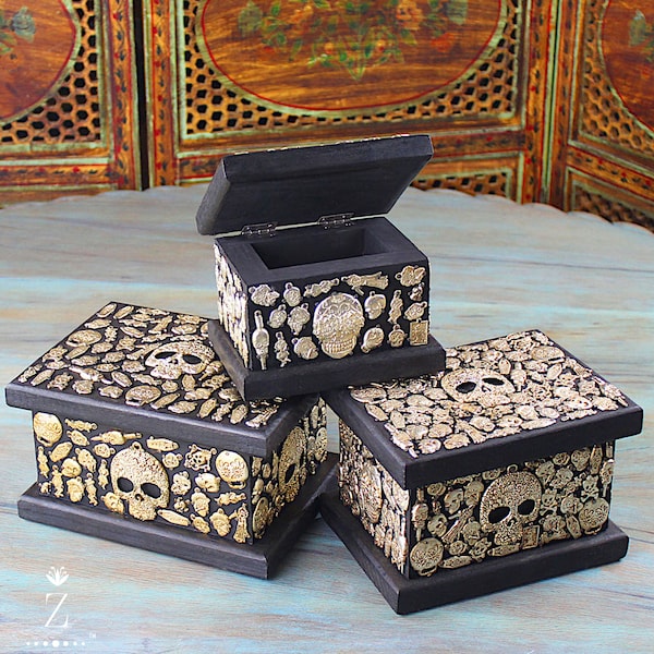 Milagros Jewelry Boxes | Day of the Dead Edition