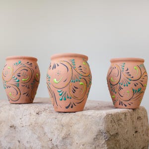 Cantarito Cups, Ceramic Cocktail Drinkware.