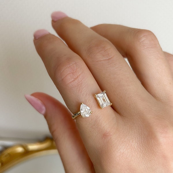 Fake Engagement Ring Etsy