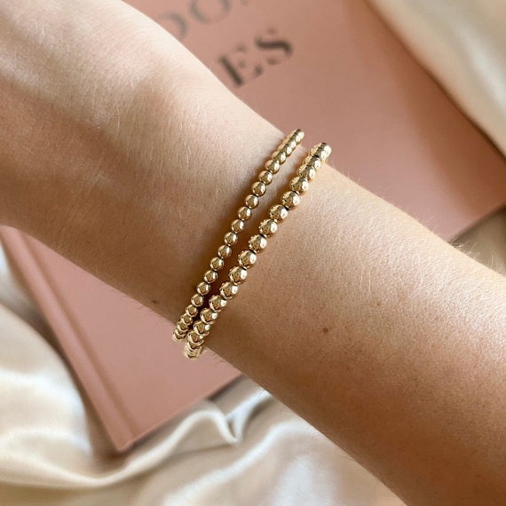Waterproof Gold Bracelet - Dainty Gold Bracelet Se