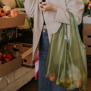 Produce bags  Vegetable bag Farmers market Reusable grocery bag