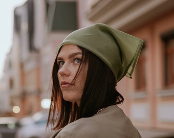 Pañuelo elegante, Bandana, Accesorios para el cabello, Pañuelo transparente para la cabeza