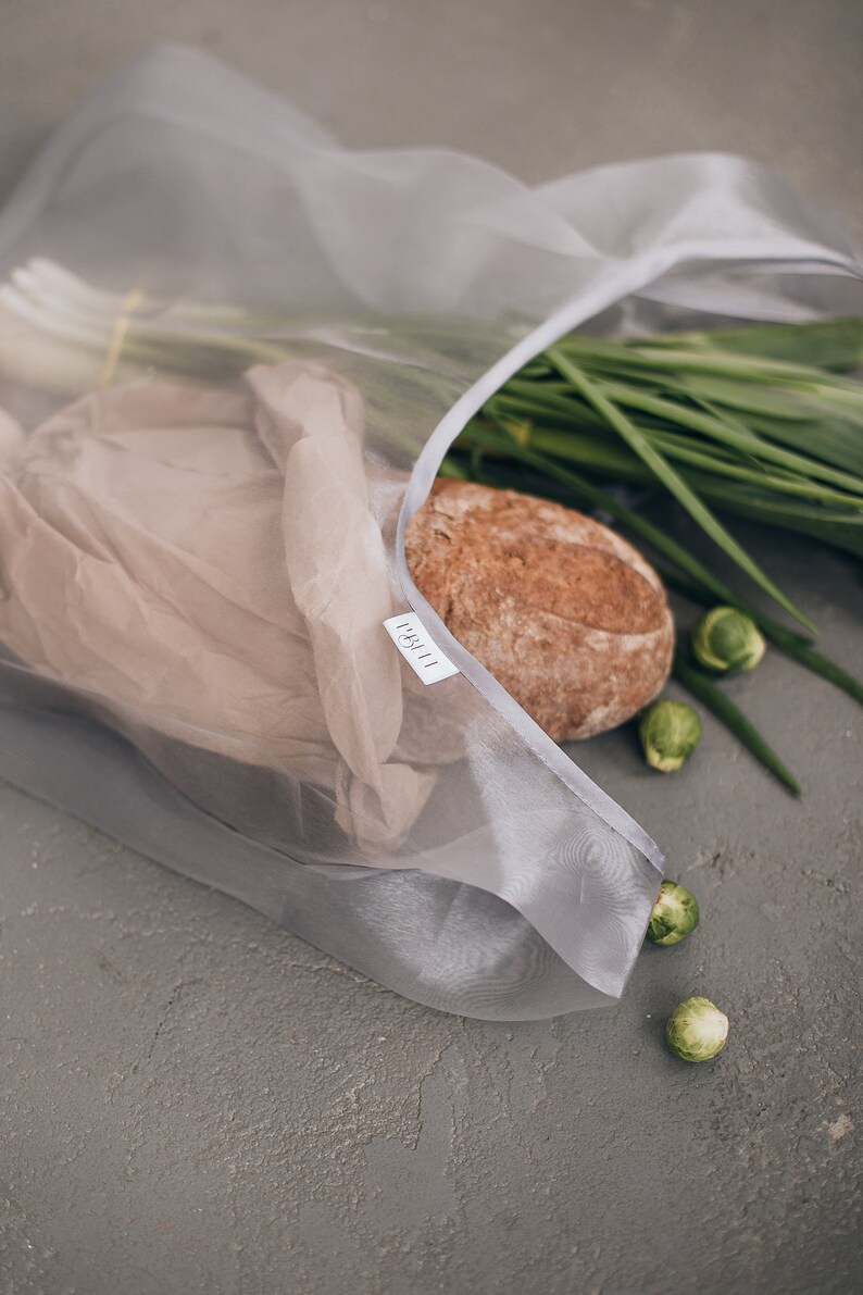 Organza shoulder bag, Reuse grocery bag foldable, eco friendly, Handbag, Pack, Shopper image 3