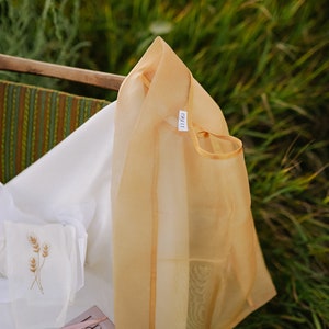 Farmers Market Bag, Shopping Bag Tote bag Aesthetic Trick or Treat bag Book bag image 3