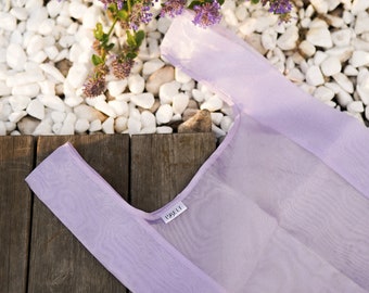 Gift bag, Handbags Beach tote bag Purple grocery bag Market bag