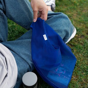 Farmers market bag, Fabric tote bag Nylon bag Eco Shopper Bag Mesh Produce Bag image 3