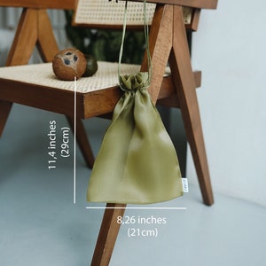 Petit sac bandoulière Sac pochette Sac cadeau à cordon Sac à cordon en nylon image 8