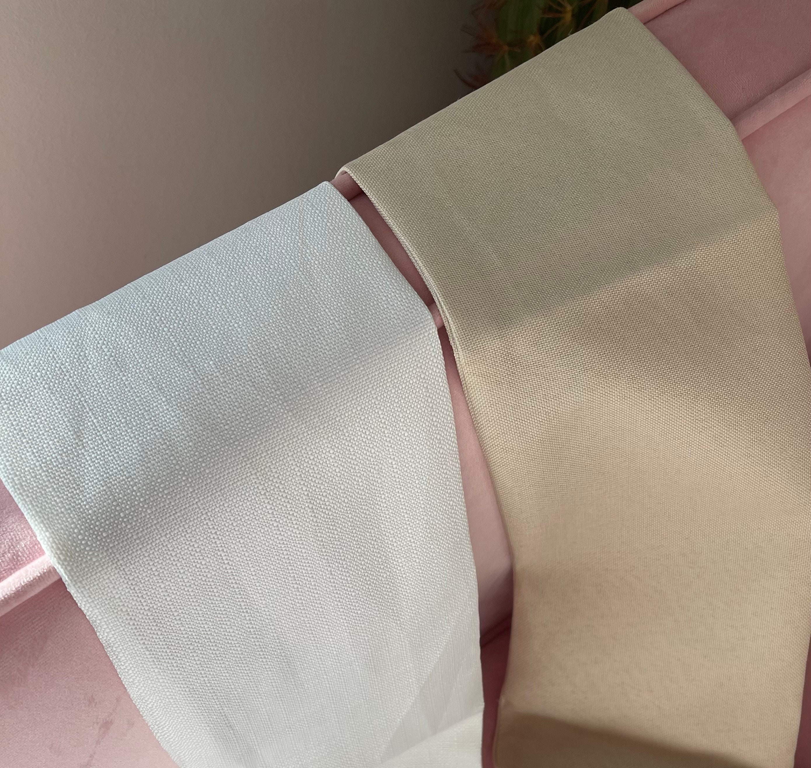 Linen Wreath Sash Blank Wreath Sash Monogram Wreath Sash Embroidery